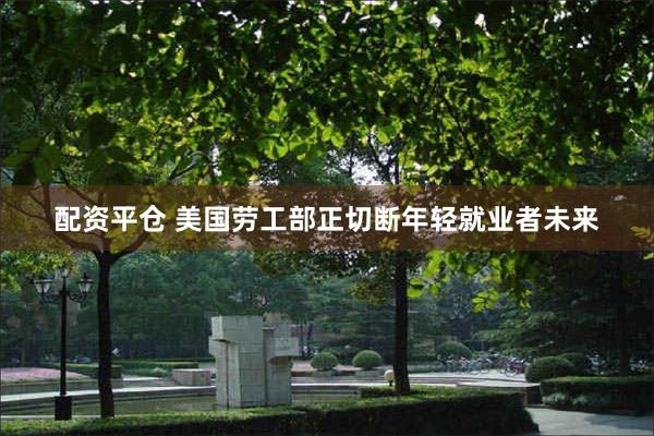 配资平仓 美国劳工部正切断年轻就业者未来